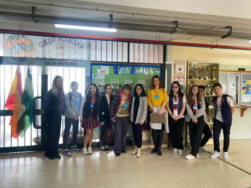School education students Erasmus mobility in Spain