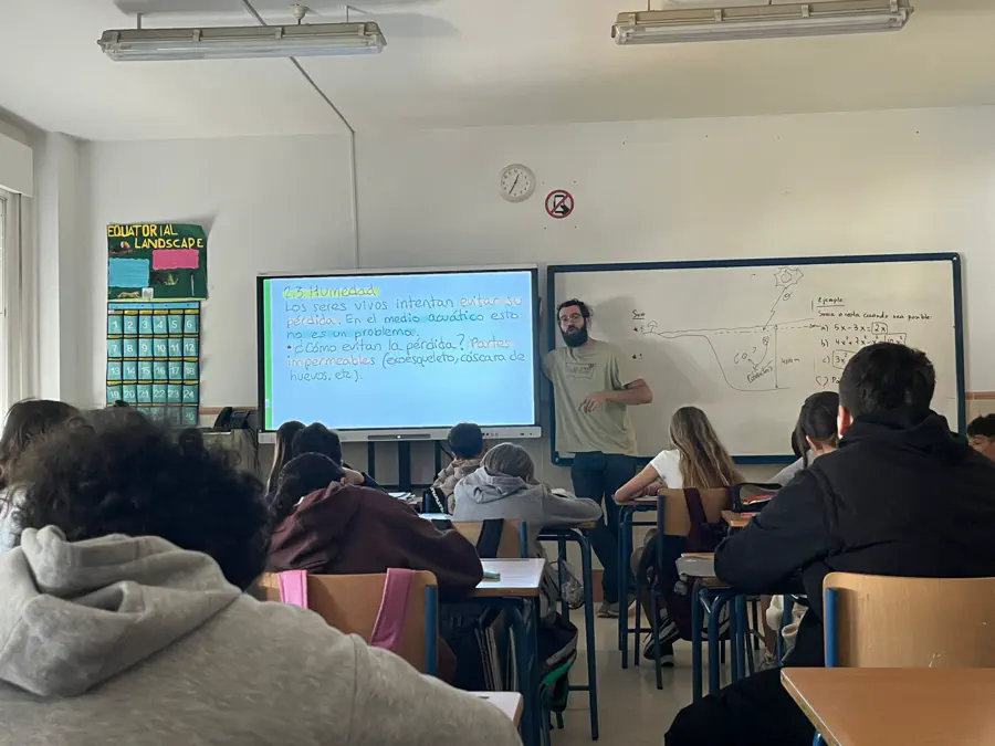 School education students Erasmus mobility in Spain